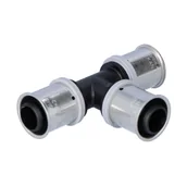 Łączniki, trójniki, kształtki - KAN Trójnik PPSU 26x26x26 z pierścieniem zaprasowywanym therm PRESS 9024.54 9024.54 - miniaturka - grafika 1