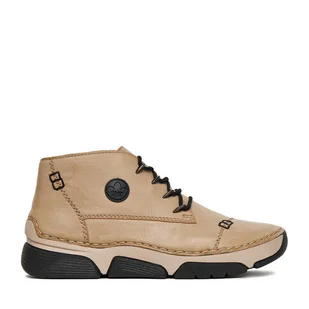 Botki Rieker 45902-60 Beżowy - Botki damskie - miniaturka - grafika 1