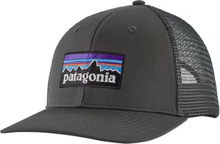 Czapki damskie - Patagonia P-6 Logo Czapka z daszkiem, szary 2021 Czapki z daszkiem 38289-FGE-OSFA - grafika 1