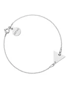 Bransoletki - Srebrna bransoletka z trójkątem - miniaturka - grafika 1