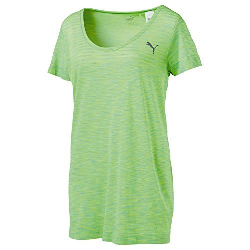 Puma Damska koszulka evoKNIT w t-shircie, bezpieczeństwo żółto-tęczowy kolor, duża