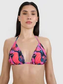 Stroje kąpielowe - 4F Góra od bikini damska 4FWSS25UBKTF075-54A Różowy Roz. XL - miniaturka - grafika 1