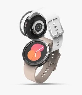Ringke Air Sports+Bezel 2w1 etui ze stalową ramką do Samsung Galaxy Watch 5 40mm pokrowiec na kopertę czarno-srebrny (GW4-40-10_AS02) - Akcesoria do smartwatchy - miniaturka - grafika 7