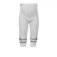 Legginsy - Tommy Hilfiger Legginsy uniseks dla niemowląt Varsity, szary melanż, 74 - miniaturka - grafika 1