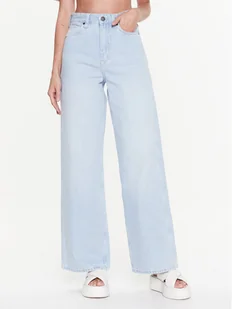 Calvin Klein Jeansy K20K205606 Niebieski Relaxed Fit - Spodnie damskie - miniaturka - grafika 1