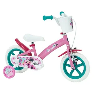 Rowerek dziecięcy Disney MINNIE 12" - DARMOWY PACZKOMAT OD 599zł - Zabawki i gry sportowe - miniaturka - grafika 1