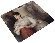 Podkładki pod mysz - Podkładka Portret kobiety w białej sukni Olga Boznańska 24x19cm - miniaturka - grafika 1