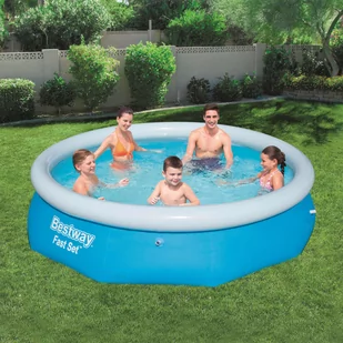Bestway Nadmuchiwany basen Fast Set, okrągły, 305x76 cm, 57266 - Baseny ogrodowe - miniaturka - grafika 1