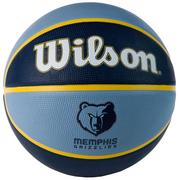 Koszykówka - Wilson NBA Team Memphis Grizzlies Ball WTB1300XBMEM, unisex, piłki do koszykówki, Niebieskie - miniaturka - grafika 1