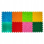 Maty edukacyjne - Ortopedyczna Mata Sensoryczna Ortek Mix 8 El - miniaturka - grafika 1