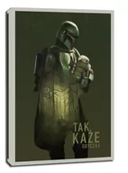 Obrazy i zdjęcia na płótnie - Star Wars Mandalorian Tak każe obyczaj - obraz na płótnie Wymiar do wyboru: 70x100 cm - miniaturka - grafika 1