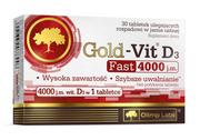 Stawy, mięśnie, kości - Olimp Gold-Vit D3 Fast 4000 j.m, suplement diety, 30 tabletek ulegających rozpadowi w jamie ustnej  3673521 - miniaturka - grafika 1