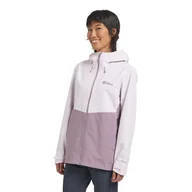 Kurtki damskie - Damska kurtka przeciwdeszczowa Jack Wolfskin WEILTAL 2L JKT W Pale Lavendar - XS - miniaturka - grafika 1