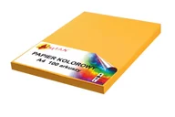 Szkolne artykuły papiernicze - Papier kolorowy A4 120g pomarańczowy2 100 arkuszy - miniaturka - grafika 1