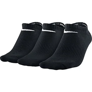 Nike męskie skarpety sportowe No Show, zestaw 3 sztuki, czarny SX4705-001 - Akcesoria turystyczne - miniaturka - grafika 1