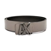 Paski - Armani Exchange Skórzany pasek - miniaturka - grafika 1