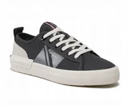 Trampki męskie - Pepe Jeans Allen Flag Trampki Męskie Czarne ze Skórą 40 Awe - miniaturka - grafika 1