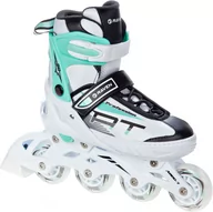 Rolki - Rolki Regulowane Raven Profession White/Mint 31-35 - miniaturka - grafika 1