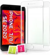 Szkła hartowane na telefon - Hello Case 2-pak Szkło Hartowane do Apple iPhone 7 / 8 / SE 2020 Pełne Szybka 5D 9H - miniaturka - grafika 1