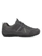 Trampki męskie - Geox Skórzane sneakersy "Ravex" w kolorze szarym - miniaturka - grafika 1