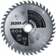 Materiały ścierne - Dedra Tarcza do cięcia drewna H40080 HM - miniaturka - grafika 1