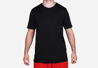 Koszulki męskie - Nike Air Jordan Sportswear Wings Logo Drop-Tail Tee Black - miniaturka - grafika 1