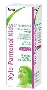 Xylo-Pantenol Kids 0,5 mg+50mg/ml, 10ml - Leki na alergię - miniaturka - grafika 1