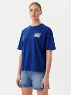 Koszulki i topy damskie - Napapijri T-Shirt S-Nice NP0A4IG4 Niebieski Regular Fit - miniaturka - grafika 1