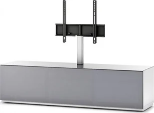 Sonorous Stolik RTV z uchwytem ST261T-WHT-GRY-BW - Uchwyty do telewizora - miniaturka - grafika 1