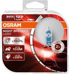 Żarówki OSRAM H11 Night Breaker Laser +150% (2 sztuki) - Żarówki samochodowe - miniaturka - grafika 1