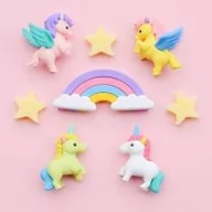 Przybory szkolne - Iwako Zestaw gumki do ścierania puzzle Unicorn&Pegasus - miniaturka - grafika 1