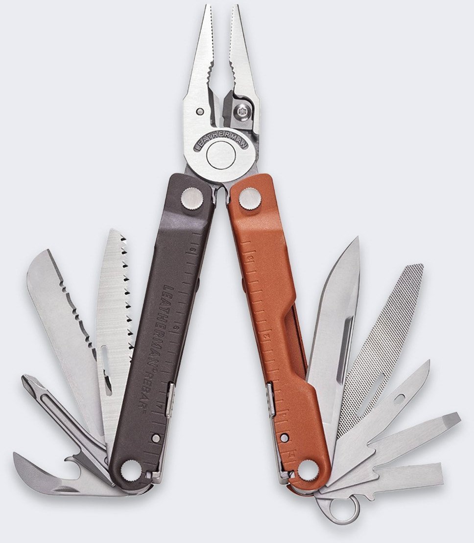 Multitool Leatherman Rebar Etui Burnt Sienna