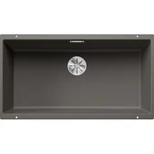 Zlewozmywaki - Zlewozmywak granitowy BLANCO Subline 800-U Silgranit Wulkaniczny szary 527357 - miniaturka - grafika 1