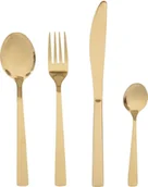 Zestawy sztućców - Zestaw sztućców Łyżka Łyżeczka Widelec Nóż FABRO złoty 24 szt. HOMLA - miniaturka - grafika 1