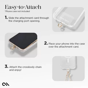 Case-Mate Phone Crossbody Chain - Łańcuszek na ramię do telefonu (Gold) - Pozostałe akcesoria do telefonów - miniaturka - grafika 2