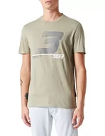 Koszulki męskie - BOSS T-shirt męski, Light/Pastel Green336, XL - miniaturka - grafika 1