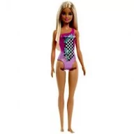 Lalki dla dziewczynek - Lalka Barbie plażowa w różowym kostiumie HDC50 Mattel - miniaturka - grafika 1