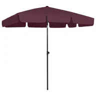 Parasole ogrodowe - Parasol plażowy, bordowy, 200x125 cm - miniaturka - grafika 1