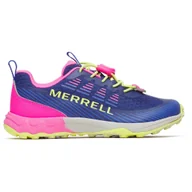 Buty dla chłopców - Buty dziecięce Merrell Agility Peak Rozmiar butów (UE): 36 / Kolor: niebieski/różowy - miniaturka - grafika 1