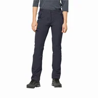 Spodnie sportowe damskie - Damskie spodnie softshellowe Jack Wolfskin GEIGELSTEIN PANTS W graphite - 46S - miniaturka - grafika 1