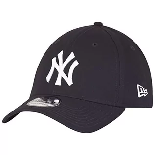 Czapki damskie - New Era Męska czapka baseballowa M/LB Basic NY Yankees 39Thirty Stretch Back Niebieski/biały/New York-Yankees M-L - grafika 1