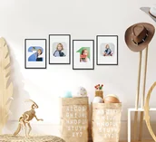 Ramki na zdjęcia - Ramka Na Zdjęcia Cyferka Siedem Czarna. Ramka O Rozmiarze 21X30 Cm - miniaturka - grafika 1