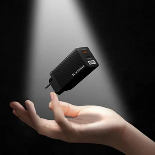 Ładowarka Sieciowa GaN 65W z portami USB, USB C wspiera QC 3.0 PD czarna (WWCG01) - Ładowarki do telefonów - miniaturka - grafika 6