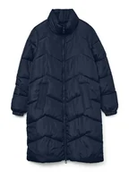 Kurtki damskie - Vero Moda Płaszcz pikowany w kolorze granatowym - miniaturka - grafika 1