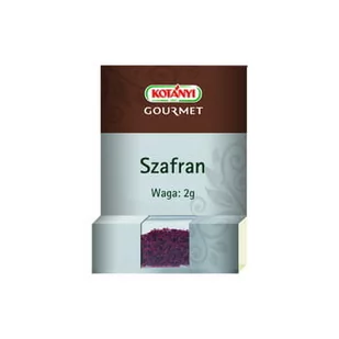 Kotanyi Szafran 2g - Przyprawy i zioła sypkie - miniaturka - grafika 1