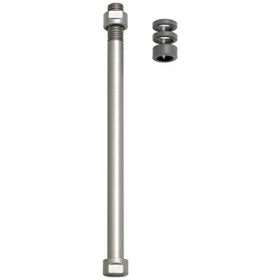 TACX Trenażer wtykowe M12 x 1.50 do E-Thru-170, 0 MM oś, czarna, One Size T-1710 - Trenażery rowerowe - miniaturka - grafika 1