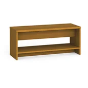 Wyposażenie sportowe i gimnastyczne - Ławka szatniowa z półką na obuwie, wzmocniona, 1000 mm, czereśnia - miniaturka - grafika 1