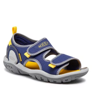 Sandały męskie - Sandały Keen - Knotch Creek Ot 1026159 Blue Depths/Keen Yellow - grafika 1