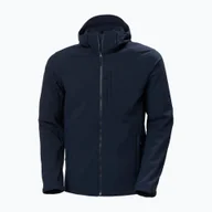 Odzież trekkingowa damska - Kurtka softshell męska Helly Hansen Paramount Hooded granatowa 62987_990 - miniaturka - grafika 1