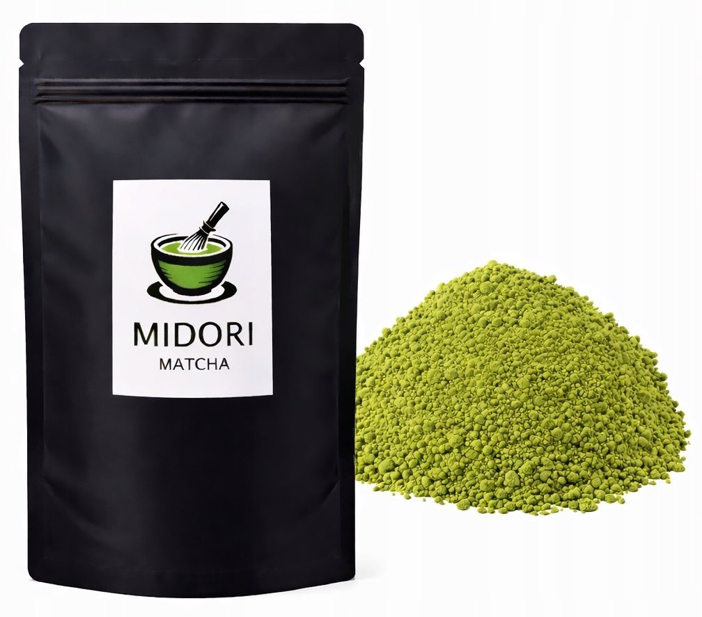 MIDORI MATCHA JAPONSKA ZIELONA HERBATA BIO CODZIENNA KULINARNA 100G MACZA